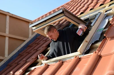 Pose de fenêtres de toit Velux à Chey